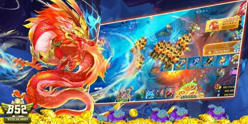 Vũ khí đa dạng của bắn cá thần rồng B52Club